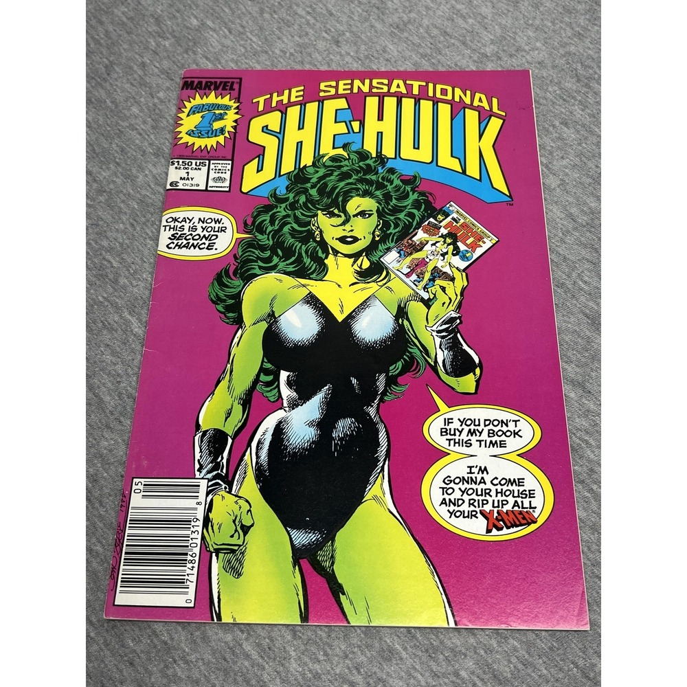 Vintage‎ 1989 Marvel The Sensational She-Hulk #1 Comic Book Fabulous 1st Issue